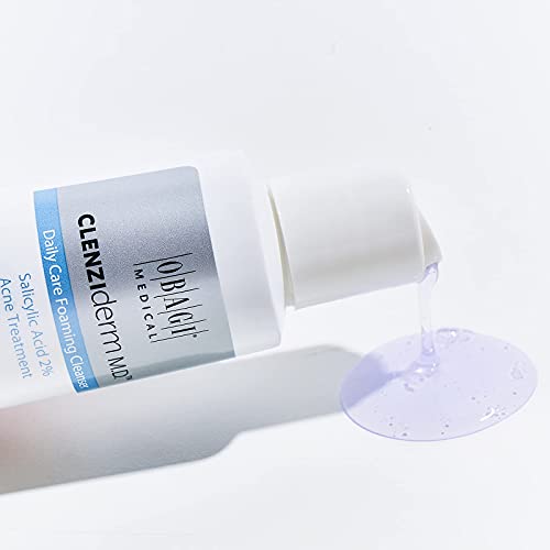 Obagi CLENZIderm M.D. Daily Care Foaming Acne Face Wash with 2% BHA Salicylic Acid and Menthol