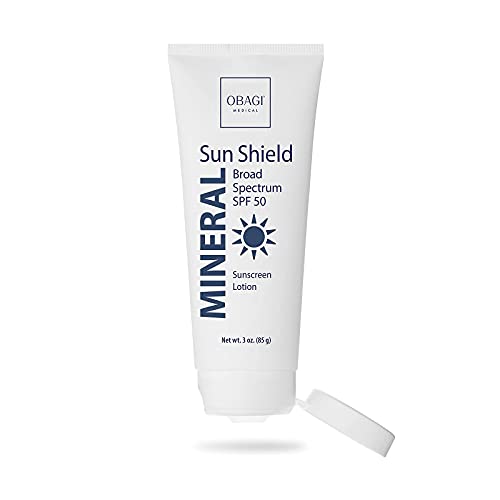 Obagi Medical Sun Shield Mineral Broad Spectrum SPF 50 Sunscreen, 3 Oz Pack of 1