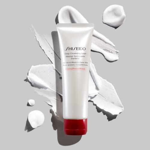 Shiseido Deep Cleansing Foam - 125 mL - Deeply Cleanses- For Oily to Blemish-Prone Skin