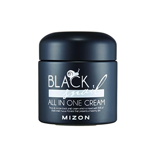 MIZON Black Snail All In One Cream, Premium Snail Repair Cream (75ml)