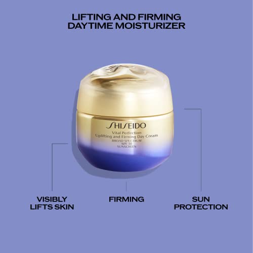 Shiseido Vital Perfection Uplifting and Firming Day Cream SPF 30-50 mL - Broad-Spectrum SPF 30 Anti-Aging Moisturizer