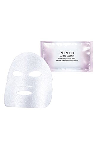 Shiseido White Lucent Power Brightening Mask - Includes 6 Sheets - Targets Dark Spots & Discoloration