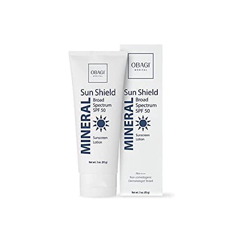 Obagi Medical Sun Shield Mineral Broad Spectrum SPF 50 Sunscreen, 3 Oz Pack of 1