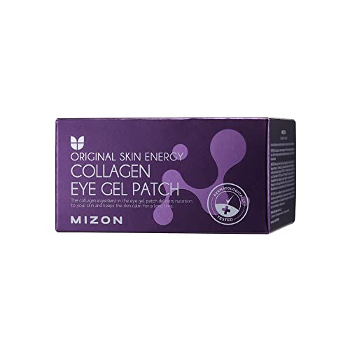 MIZON Collagen Line Eye Gel Patch for Puffy Eyes,  Korean Skincare (60 PCS)