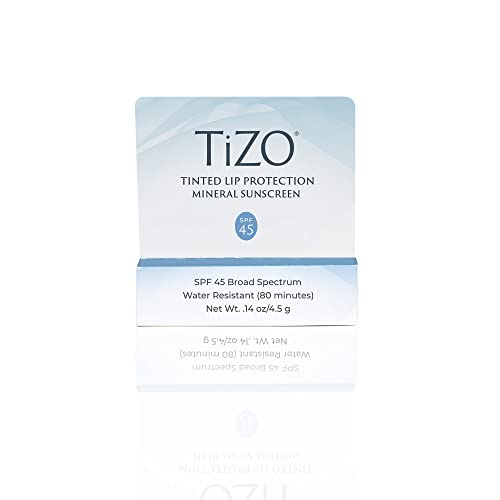 TIZO Tinted Lip Protection SPF 45, 0.14 oz