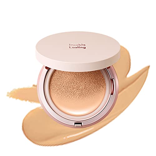 ETUDE HOUSE Double Lasting Cushion Glow (23N1 Sand) (21AD) | 24-Hours Lasting Cushion with a Radiant Natural Finish