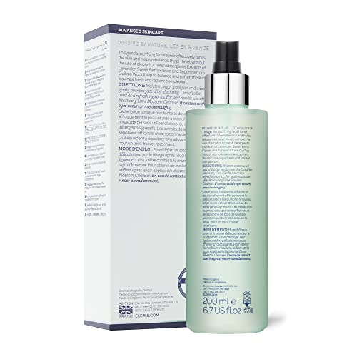 ELEMIS Balancing Toner Alcohol-Free Purifying Facial Treatment for Gentle Softens (200ml)