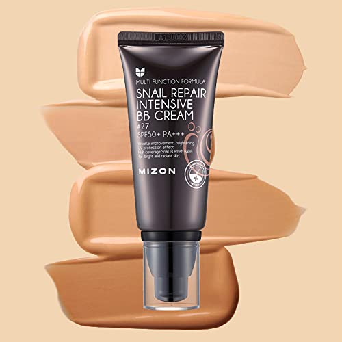 MIZON Snail Repair Blemish Balm, Multifunctional BB Cream with Snail Mucus Filtrate (#21)