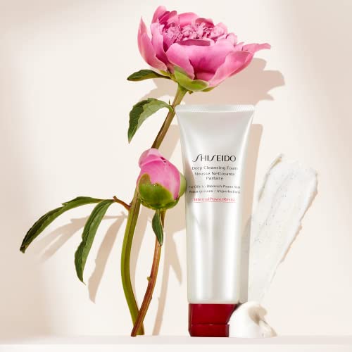 Shiseido Deep Cleansing Foam - 125 mL - Deeply Cleanses- For Oily to Blemish-Prone Skin