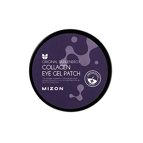 MIZON Collagen Line Eye Gel Patch for Puffy Eyes,  Korean Skincare (60 PCS)