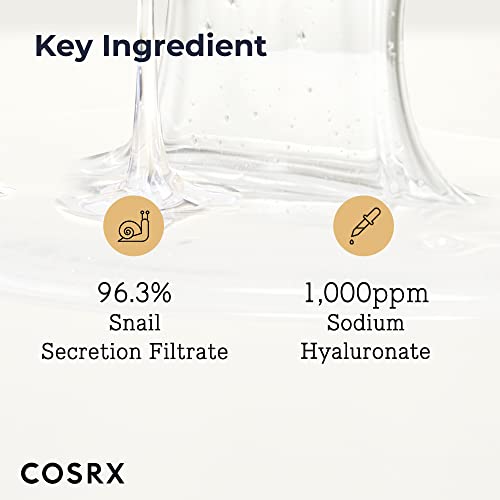 COSRX Snail Mucin 96% Power Repairing Hydrating Serum for Face with Snail Secretion Essence ( 100ml)