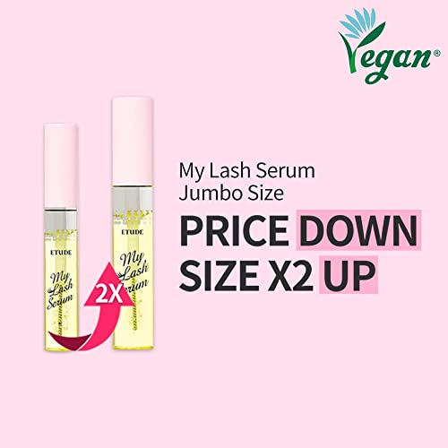 ETUDE My Lash Serum 0.6fl.oz (18g) 21AD | Easy And Comfortable Daily Eyelashes Serum With Biotin