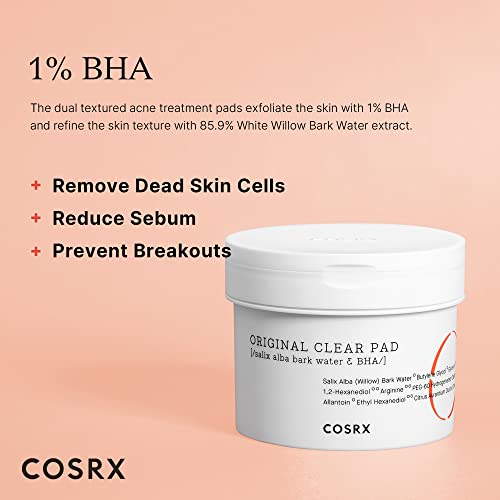 COSRX BHA Cleansing Pad for Blackheads & Whiteheads