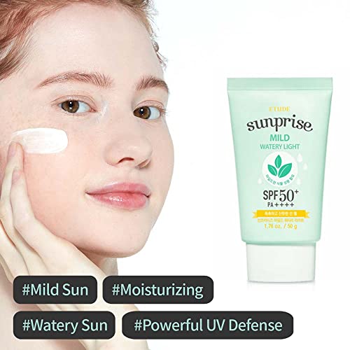 ETUDE Sunprise Mild Watery Light SPF50+/PA+++ 1.7 fl. Oz (50ml)