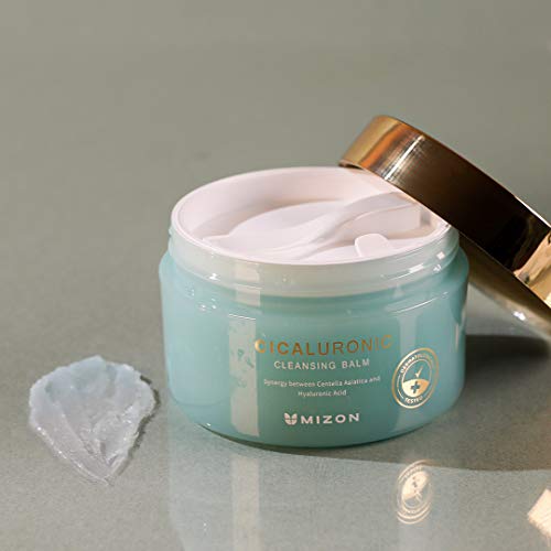 Mizon Cicaluronic Cleansing Balm Makeup Remover with Cica and Hyaluronic Acid (2.7 fl oz)