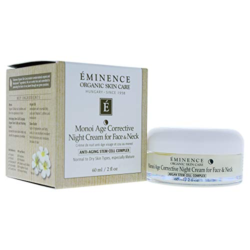 Eminence Monoi Age Corrective Night Cream for Face and Neck, 2 Ounce