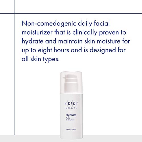 Obagi Hydrate Facial Moisturizer with Hydromanil for Long-Lasting Protection Contains Shea Butter, Mango Butter and Avocado Oil 1.7 oz.