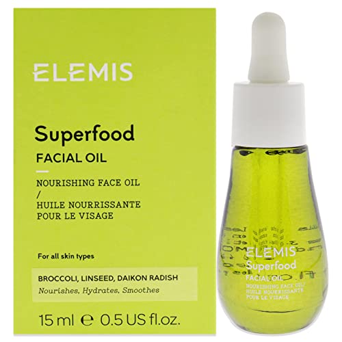 ELEMIS Superfood Concentrated Lightweight Facial For Glowing Complexion, (0.50 Oz)