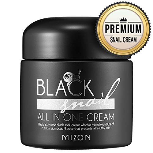 MIZON Black Snail All In One Cream, Premium Snail Repair Cream (75ml)