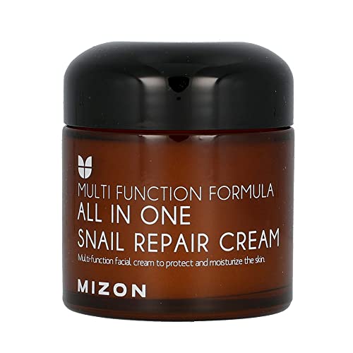 MIZON Snail Repair Cream Face Moisturizer with Snail Mucin Extract, All in One Recovery Cream