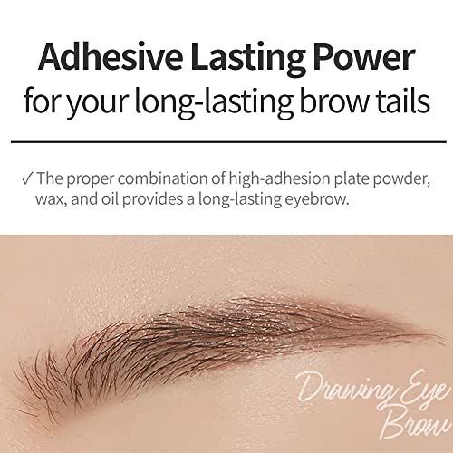 ETUDE Drawing Eye Brow #3 Brown 21AD | Long Lasting Eyebrow Pencil for Soft Textured Natural Daily Look Eyebrow Makeup | K-beauty