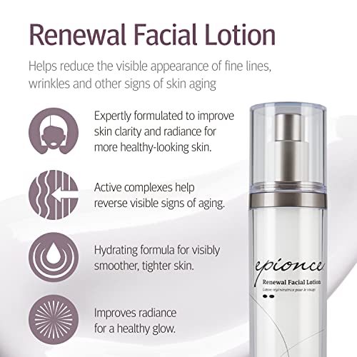 Epionce Renewal Anti Aging Facial Lotion with Botanical Sources of Vitamin C, Hyaluronic Acid and Antioxidants