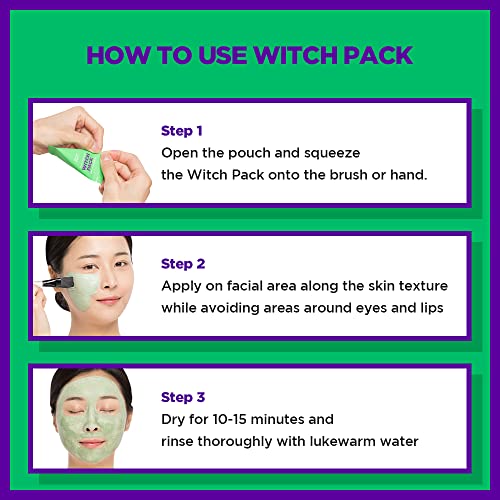 SKIN1004 Witch Creamy Mud Pack with Green Tea, Water Calming Purifying Pore Care