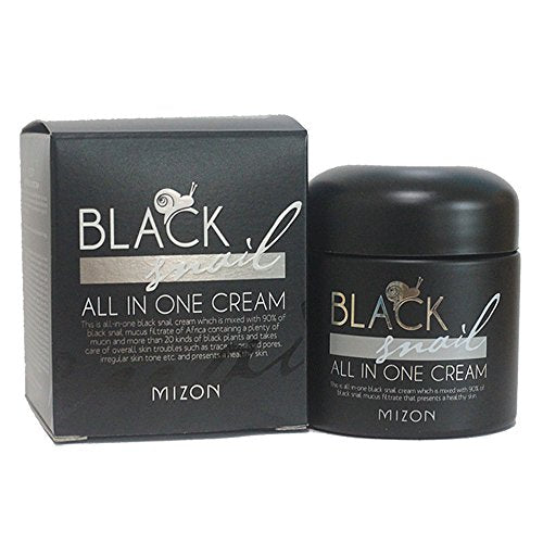 MIZON Black Snail All In One Cream, Premium Snail Repair Cream (75ml)