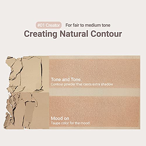 ETUDE CONTOUR POWDER 01 Creator | Bronzer And Contour Palette To Effortlessly Define The Face Like A Selfie